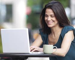 woman on laptop